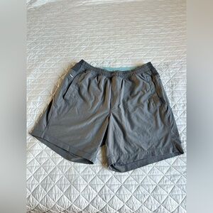 Birddogs Gray Athletic Shorts Lightweight Moisture-Wicking